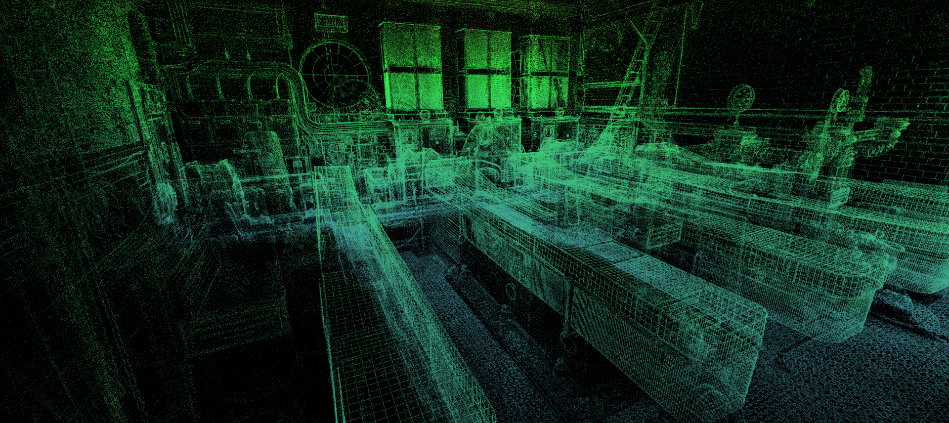 Victorian Pump House — point cloud scan
